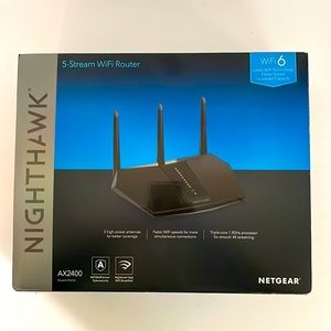 NETGEAR NIGHTHAWK WiFi 6, 5-Stream AX2400 Wireless Router